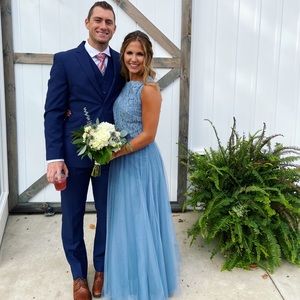 Two Piece Formal Dress (prom, bridesmaid) Size 4